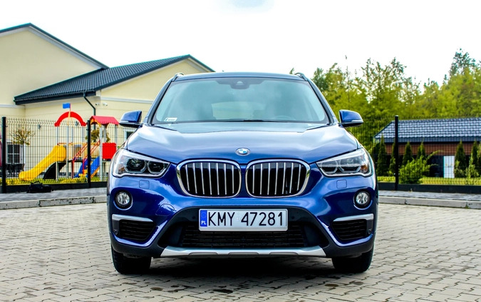 BMW X1 cena 121900 przebieg: 89500, rok produkcji 2018 z Myślenice małe 529